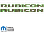 JL/JT "Rubicon" Hood Decal - REALTREE® Max7 Camo