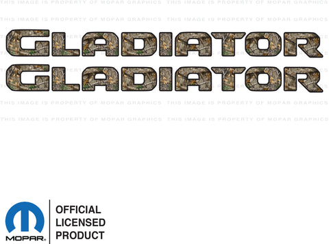 JT "Gladiator" Hood Decal - REALTREE® Edge