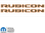 JL/JT "Rubicon" Hood Decal - REALTREE® Edge Camo