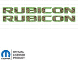 JK "Rubicon" Hood Decal - REALTREE® Edge Camo