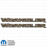JK "Wrangler" Hood Decal - REALTREE® Edge Camo