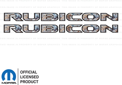 JL/JT "Rubicon" Hood Decal - REALTREE® Aspect Camo