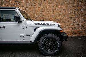 JL Jeep with Wrangler decal