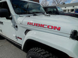 JK "RUBICON" HOOD DECAL - Mountain Range