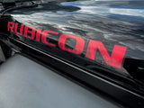 JK "RUBICON" HOOD DECAL - Mountain Range