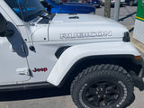 JK "RUBICON" HOOD DECAL - Mountain Range