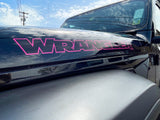 JK "Wrangler" Hood Decal - Color Outlines