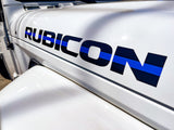 JK "Rubicon" Hood Decal - Thin Blue Line
