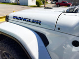 JK "Wrangler" Hood Decal - Thin Blue Line