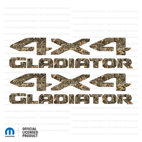 JT "4x4 Gladiator" Decal - REALTREE® Max4 Camo