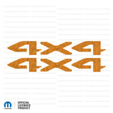 JT "4x4" Decal - Topographic Patterns