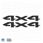 JT "4x4" Decal - Topographic Patterns