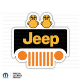 Jeep Grille - White Windshield