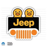 Jeep Grille - Black Windshield