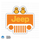 Jeep Grille - Orange Windshield