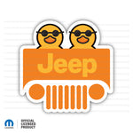 Jeep Grille - Orange Windshield