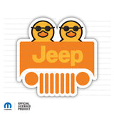 Jeep Grille - Orange Windshield