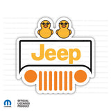 Jeep Grille - White Windshield