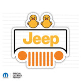 Jeep Grille - White Windshield