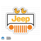 Jeep Grille - White Windshield