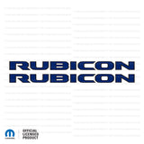JL/JT "Rubicon" Hood Decal - Black Outlines