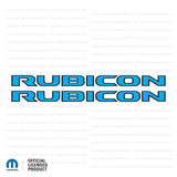 JL/JT "Rubicon" Hood Decal - Black Outlines