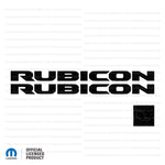 JL/JT "Rubicon" Hood Decal - Topographic Patterns