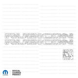 JL/JT "Rubicon" Hood Decal - Topographic Patterns