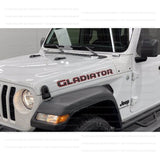 JT "Gladiator" Hood Decal - Color Outlines