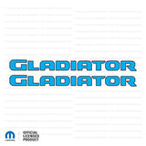 JT "Gladiator" Hood Decal - Black Outlines