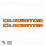 JT "Gladiator" Hood Decal - Black Outlines