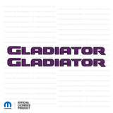 JT "Gladiator" Hood Decal - Black Outlines
