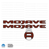 JT "Mojave" Hood Decal - Topographic Patterns with Outlines