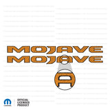 JT "Mojave" Hood Decal - Topographic Patterns with Outlines