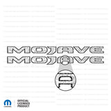 JT "Mojave" Hood Decal - Topographic Patterns with Outlines