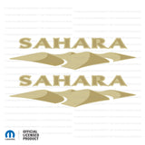 JK "Sahara" Side Fender Decal