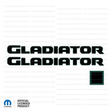 JT "Gladiator" Hood Decal - Color Outlines