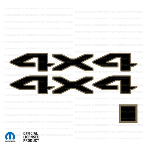 JT "4x4" Decal - 392