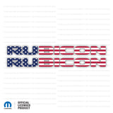 JK "Rubicon" Hood Decal - American Flag