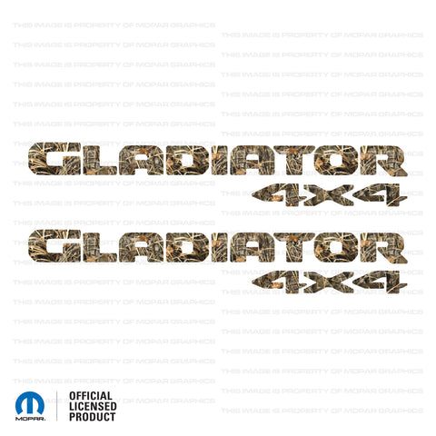 JT "Gladiator 4x4 " Decal - REALTREE® AP Max4 Camo