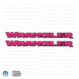 JK "Wrangler" Hood Decal - Mountain Range