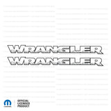 JK "Wrangler" Hood Decal - Mountain Range