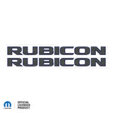 JK "Rubicon" Hood Decal - Carbon Fiber