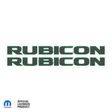 JK "Rubicon" Hood Decal - Carbon Fiber