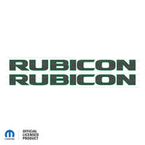 JK "Rubicon" Hood Decal - Carbon Fiber