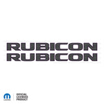JK "Rubicon" Hood Decal - Carbon Fiber