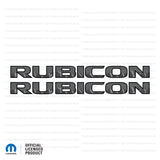 JK "RUBICON" HOOD DECAL - Mountain Range