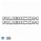 JK "RUBICON" HOOD DECAL - Mountain Range