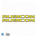 JK "RUBICON" HOOD DECAL - Mountain Range