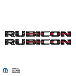 JK "Rubicon" Hood Decal - Thin Red Line